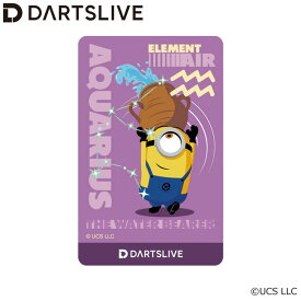 ミニオン DARTSLIVECARD 12星座シリーズ AQUARIUS(みずがめ座)
