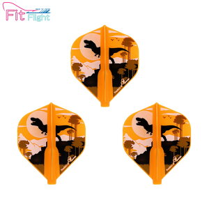 COSMO DARTS(RX_[c) Fit Flight(tBbgtCg) Printed Series Jurassic Sunset X^_[h IW@(_[c tCg)