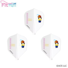 ミニオン Fit Flght 12星座シリーズ AQUARIUS(みずがめ座) シェイプ ホワイト