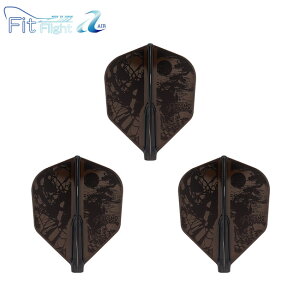 COSMO DARTS(�R�X���_�[�c) Fit Flight�yAIR�z(�t�B�b�g�t���C�g �G�A�[) Printed Series STEALTH3 �V�F�C�v D�u���b�N�@(�_�[�c �t���C�g)