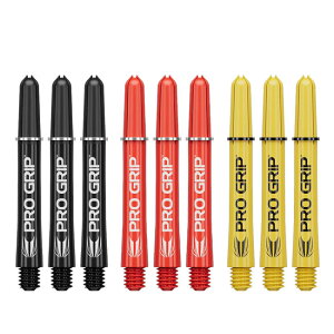 TARGET(�^�[�Q�b�g) PRO GRIP SHAFT(�v���O���b�v�V���t�g) Colour Multi Pack �u���b�N ���b�h �C�G���[ 3set�@(�_�[�c �V���t�g)