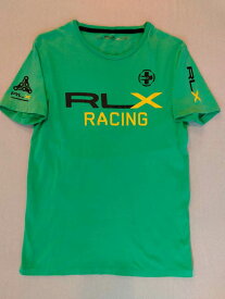 RLX アールエルエックス Ralph Lauren ラルフローレン Tシャツ XS グリーン 緑（アメリカ輸入USED品）