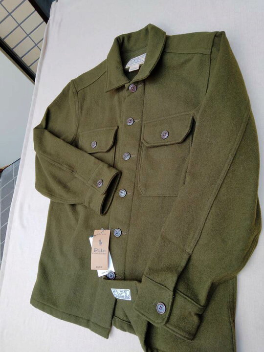 楽天市場】ポロ ラルフローレン シャツ CPO オリーブグリーン 