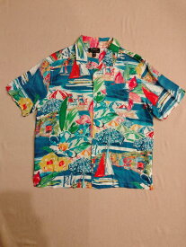 ポロ ラルフローレン シャツ アロハシャツ オープンカラー 開襟 半袖 Polo Ralph Lauren ハワイアン