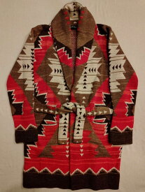 ラルフローレン ジャケット Lauren ネイティブ ニット ポロ インディアン カントリー セーター カーディガン ラグジャケット