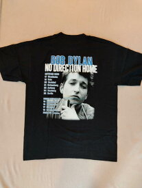 バンドTシャツ ロックTシャツ ボブ・ディラン Bob Dylan Tシャツ ブラック 2005 No Direction Home ノー・ディレクション・ホーム（アメリカ輸入USED品）