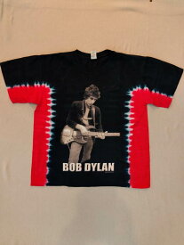 バンドTシャツ ロックTシャツ ボブ・ディラン Bob Dylan Tシャツ タイダイ 絞り染め M（アメリカ輸入USED品）