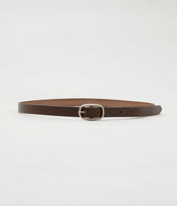 MAXIMUM HENRY 'VERY SLIM OVAL BELT'(BROWN)