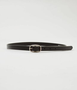 MAXIMUM HENRY 'VERY SLIM OVAL BELT'(BLACK)
