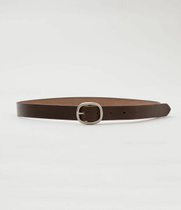 MAXIMUM HENRY 'SLIM OVAL BELT'(BROWN)