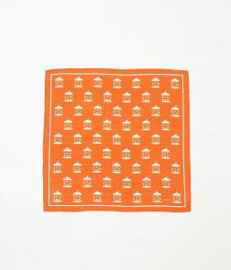OLDMAN'S TAILOR ''MERRY-GO-ROUND SCARF'' (ORANGE)
