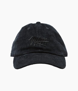 STUDIOANIMALS × MAIDENS SHOP ''ESSENTIAL SCRIPT LOGO CAP CORDUROY'' (BLACK)