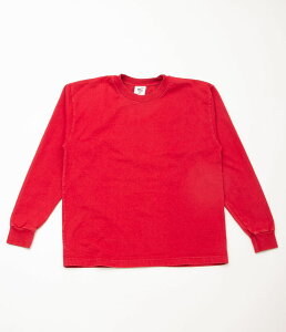 SOFT GOODS 'HEAVY WEIGHT CREWNECK L/S'(FIRETRACK RED)