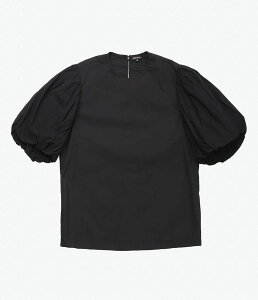 OLDMAN'S TAILOR ''G.D LAWN BALLOON SLEEVE BLOUSE'' (BLACK)