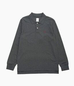 BROOKS BROTHERS ''GF POLO L/S'' (CHARCOAL)