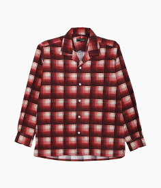 MOJITO ''ABSHINTH SHIRT BAR.2.0 COTTON FLANNEL PLAID'' (RED)