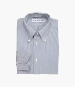 INDIVIDUALIZED SHIRTS ''END ON END(CLASSIC FIT BUTTON DOWN SHIRT)'' (LT.GRAY)