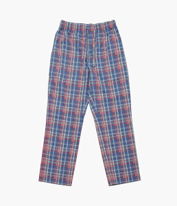 BROOKS BROTHERS ''COTTON BROADCLOTH MADRAS LOUNGE PANTS'' (NAVYMULTI)