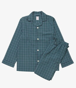 BROOKS BROTHERS ''BLOADCLOTH PAJAMA SET UP'' (GREEN)