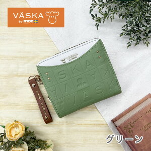 VASKA by moz ベスカバイモズ ニコル ラウンドファスナー札入れ モズ モズ財布 moz VASKA ヘラジカ コンパクト財布 サイフ 多機能 カード収納 レディース ガールズ ティーンズ 雑貨 ギフト プレゼ