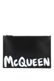 【毎月1日はエントリーでポイント3倍！】 ALEXANDER MCQUEEN アレキサンダー マックイーン ブラック Black クラッチバッグ メンズ 8109851377813 【関税・送料無料】【ラッピング無料】 ba