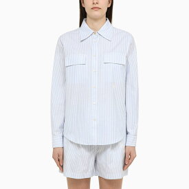 PALM ANGELS パーム エンジェルス ブルー Light blue シャツ レディース 春夏2024 8176573153429 【関税・送料無料】【ラッピング無料】 ba