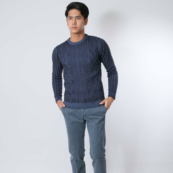楽天市場 Jacob Cohen ヤコブ コーエン ニット ネイビー メンズ Cr Brandshop クラージュ楽天市場店