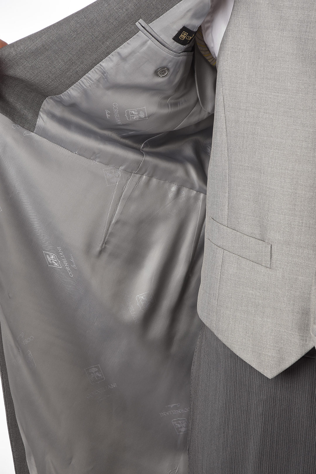 CORNELIANI コルネリアーニ Gray TIGHT スーツ WAISTCOAT 2110008 PIECE メンズ 001 dk スーツ・セットアップ  | kunstverein-bad-aibling.de