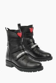 【本日5の付く日ポイント4倍!!】 MOSCHINO モスキーノ ブーツ JA21244G0DIA0000 レディース LOVE LEATHER ANKLE BOOTS WITH BACK ZIP 【関税・送料無料】【ラッピング無料】 dk