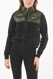 NIKE ナイキ ジャケット DQ6778-010 レディース FLEECED SWEATSHIRT WITH GLITTER DETAIL 【関税・送料無料】【ラッピング無料】 dk