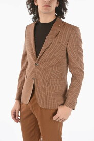 【本日5の付く日ポイント4倍!!】 CORNELIANI コルネリアーニ ジャケット 856Z62 0166318 032 メンズ CC COLLECTION CHECKED VIRGIN WOOL RESET 2-BUTTON BLAZER 【関税・送料無料】【ラッピング無料】 dk