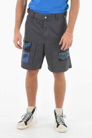 【15,000円以上ご購入で1,000円OFF！】 DIESEL ディーゼル パンツ A00090 0PAZJ 92H メンズ EMBROIDERED PATCH P-DUGA-SHO CARGO SHORTS 【関税・送料無料】【ラッピング無料】 dk