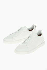 ZEGNA ゼニア スニーカー S5473Z LHCAU CAL メンズ COUTURE TEXTURED LEATHER TRIPLE STITCH SNEAKERS 【関税・送料無料】【ラッピング無料】 dk