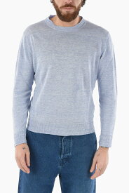 ALTEA アルテア ニットウェア 2151054 13/R メンズ LIGHTWEIGHT LINEN SOLID COLOR CREW-NECK SWEATER 【関税・送料無料】【ラッピング無料】 dk