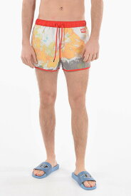 DIESEL ディーゼル スイムウェア 00S0L6 0IFAI 8HJ メンズ RED TAG PATTERNED BMBX-REEF-30 SWIM SHORTS WITH DRAWSTRING W 【関税・送料無料】【ラッピング無料】 dk