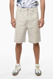 ISABEL MARANT イザベルマラン パンツ 22PSH0439 22P018H 20CK メンズ LINEN-BLEND KILANO CARGO SHORTS 【関税・送料無料】【ラッピング無料】 dk