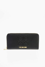 MOSCHINO モスキーノ 財布 JC5688PP0FKC0000 レディース LOVE LOGO EMBOSSED FAUX LEATHER CONTINENTAL WALLET 【関税・送料無料】【ラッピング無料】 dk