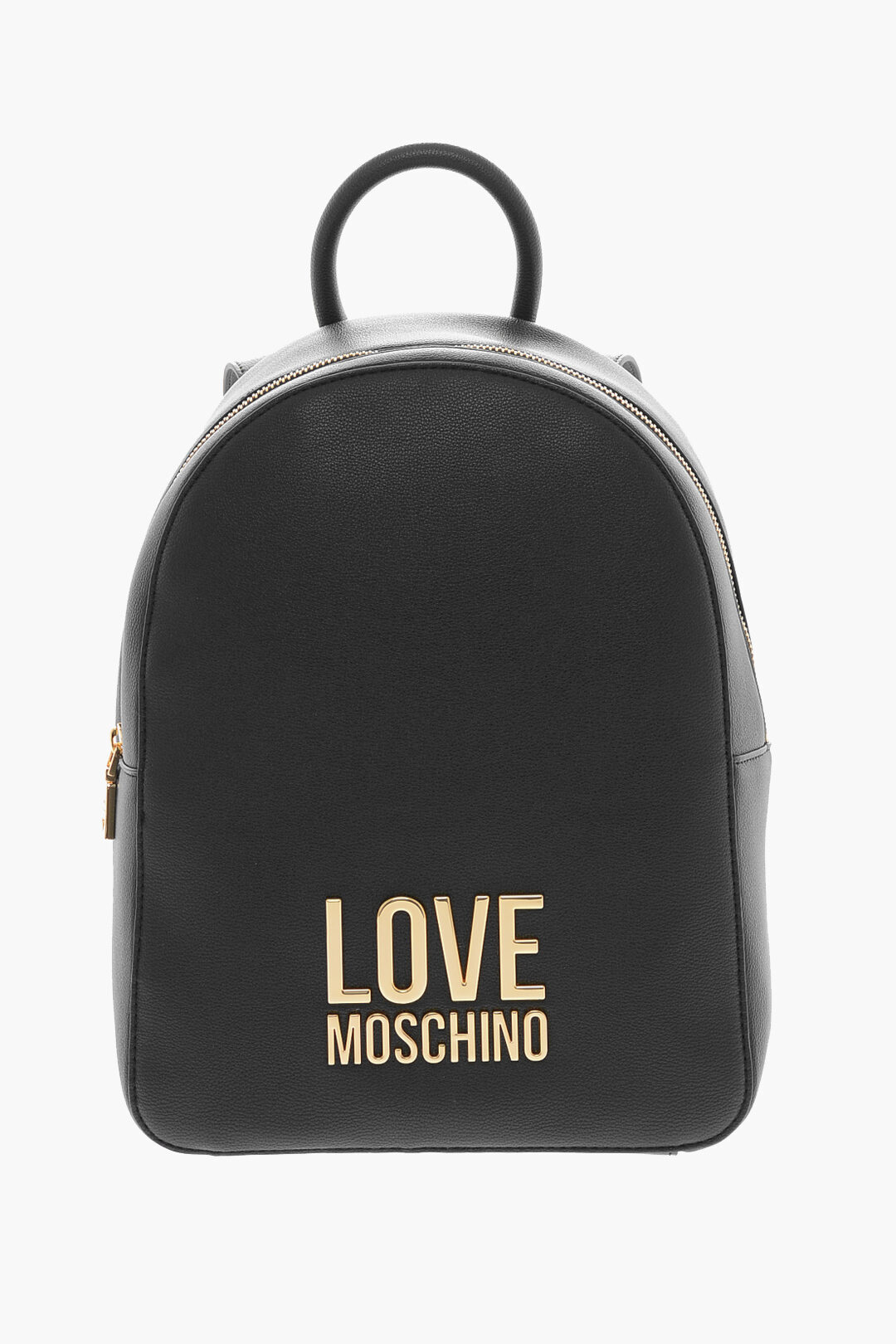 MOSCHINO モスキーノ Black バックパック JC4109PP1GLI0000 レディース LOVE FAUX LEATHER  BACKPACK WITH GOLDEN EMBOSSED MAXI LOGO FR 【関税・送料無料】【ラッピング無料】 dk | 