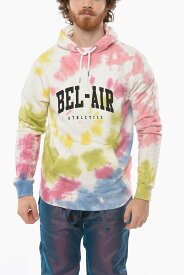 【本日5の付く日ポイント4倍!!】 BEL AIR ATHLETICS ベルエアーアスレチックス トレーナー 32BELM33 226202 00 メンズ TIE DYE EFFECT COLLEGE HOODIE 【関税・送料無料】【ラッピング無料】 dk