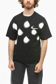 OFF WHITE オフホワイト トップス CU2477010 BLACK メンズ NIKE X OFF-WHITE SPRAY PRINTED EFFECT CREW-NECK T-SHIRT 【関税・送料無料】【ラッピング無料】 dk