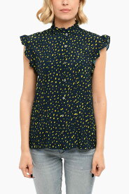 PAUL SMITH ポールスミス シャツ W2R274M H30890 49 レディース PATTERNED SLEEVELESS BLOUSE WITH BUTTON CLOSURE 【関税・送料無料】【ラッピング無料】 dk