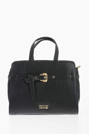 VERSACE ヴェルサーチ バッグ 74VA4BFM ZS412 899 レディース JEANS COUTURE FAUX LEATHER HANDBAG WITH GOLDEN BUCKLE 【関税・送料無料】【ラッピング無料】 dk