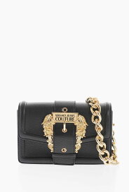 VERSACE ヴェルサーチ バッグ 74VA4BFC ZS413 899 レディース JEANS COUTURE FAUX LEATHER SHOULDER BAG WITH MAXI GOLDEN BUC 【関税・送料無料】【ラッピング無料】 dk