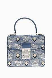 【楽天スーパーSALE!!100000円以上4000円OFFクーポン対象】 MCM エムシーエム バッグ MWEBATQ01LU 0 BLUE レディース VINTAGE MONOGRAM JACQUARD TRACY CROSSBODY BAG WITH LAUREL LO 【関税・送料無料】【ラッピング無料】 dk