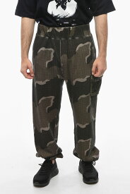 UNDERCOVER アンダーカバー パンツ UC1B4502-2 0 BLACK BASE メンズ EASTPACK CAMOUFLAGE-PATTERNED JOGGERS WITH ZIPPED MAXI POCKE 【関税・送料無料】【ラッピング無料】 dk