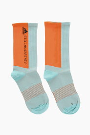 ADIDAS アディダス アンダーウェア HG6256 0 SPLASH ACTORA BLACK レディース STELLA MCCARTNEY TWO-TONE RIBBED SOCKS 【関税・送料無料】【ラッピング無料】 dk