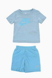 【本日5の付く日ポイント4倍!!】 NIKE KIDS ナイキ パンツ 86K794-F85 ボーイズ CREW-NECK T-SHIRT AND SHORTS SET WITH PRINTED LOGO 【関税・送料無料】【ラッピング無料】 dk