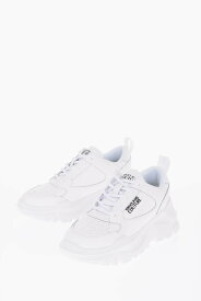 VERSACE ヴェルサーチ スニーカー 74VA3SC2 ZP210 003 レディース JEANS COUTURE SOLID COLOR LEATHER SPEEDTRACK SNEAKERS WITH E 【関税・送料無料】【ラッピング無料】 dk
