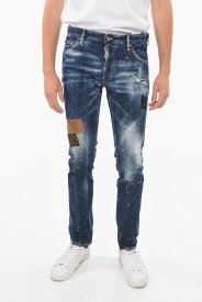 DSQUARED2 ディースクエアード デニム S74LB1159 S30664 470 メンズ PAINT-SPLATTER-PRINTED COOL GUY DENIMS WITH PATCH DETAILING 【関税・送料無料】【ラッピング無料】 dk