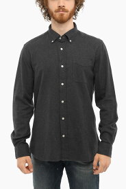 WOOLRICH ウールリッチ シャツ COWRCAM0006UT1634 123 メンズ COTTON FLANNEL SHIRT WITH BUTTON-DOWN COLLAR AND BREAST POCK 【関税・送料無料】【ラッピング無料】 dk